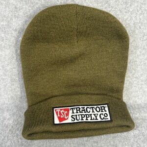 Tractor Supply Co. Unisex Adult Cuffed Acrylic Knit Olive Green Beanie